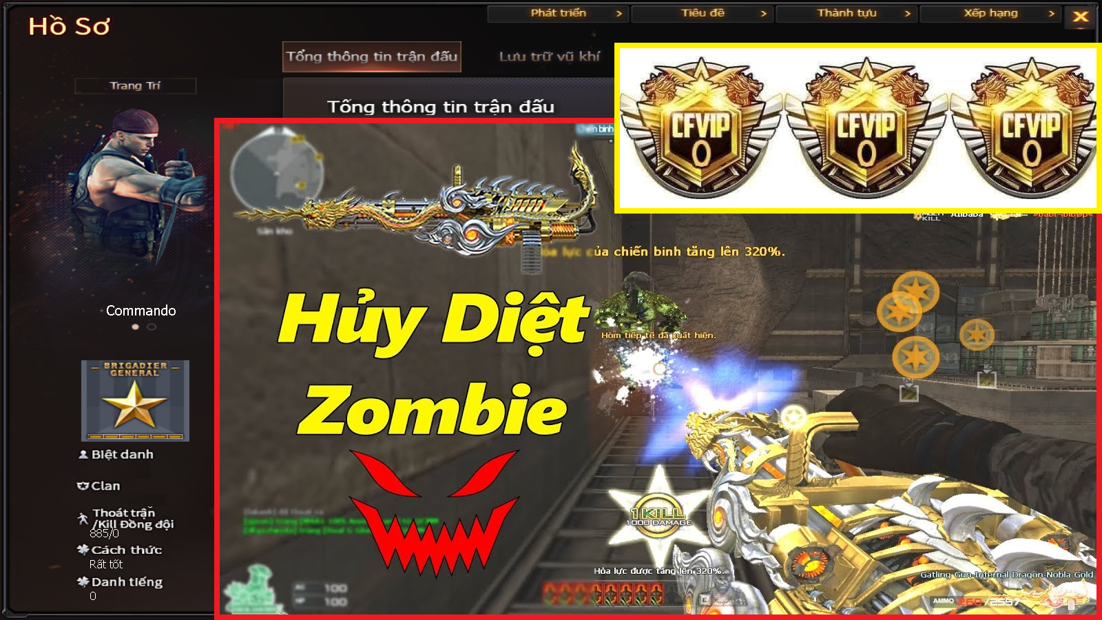 ◉ Zombie Rẻ ◉ 6N Noble Gold...