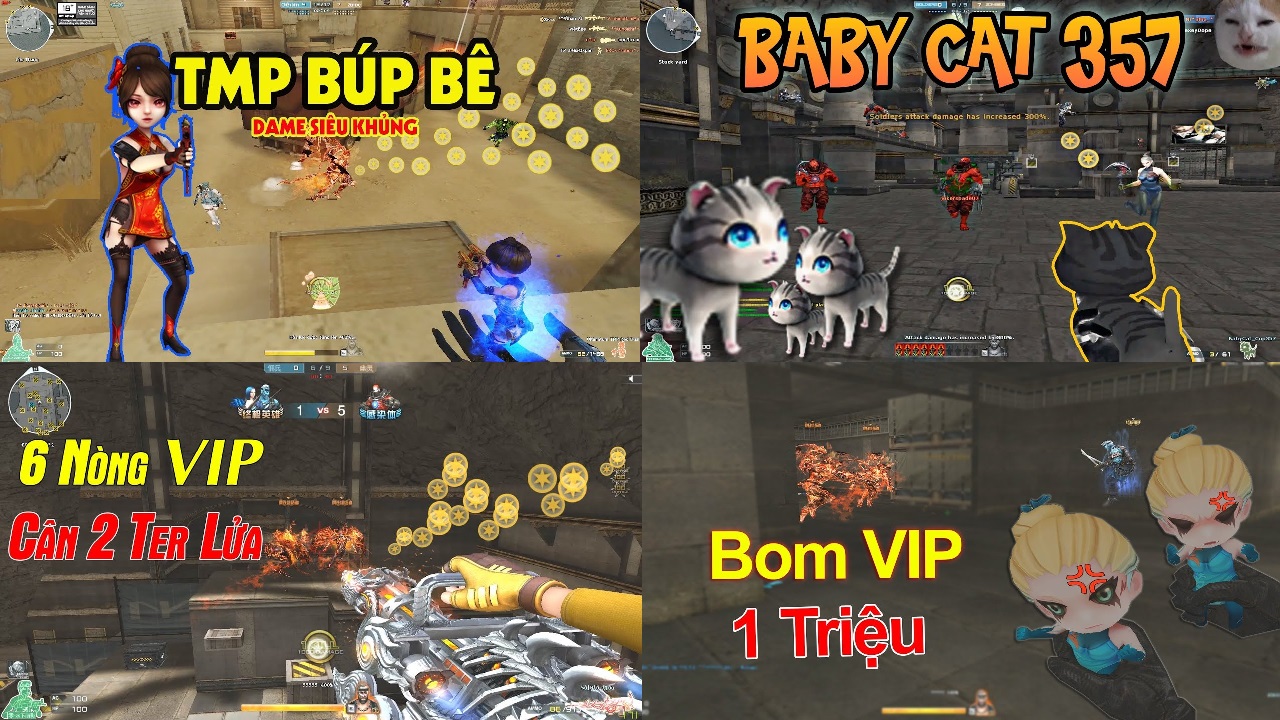 TMP BB | 6N VIP | Bom CT | 7 Balo VV | Gói Siêu Cấp | NV Cutie Pie | Set Red Demon + Fury Beast